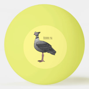 Illustration des südlichen Cartoon der Vogelscheuc Tischtennisball