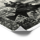 Illustration des surrealistischen Buches Poster (Ecke)