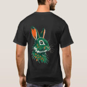 Illustration des T - Shirt "Playful Forest Green R (Rückseite)