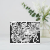 Illustration des Teufels Postkarte (Stehend Vorderseite)