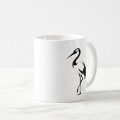 Illustration des Tintenkrans - Tasse des Zen-Kaffe (VorderseiteRechts)