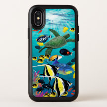 Illustration des tropischen Fisches in der Bucht v