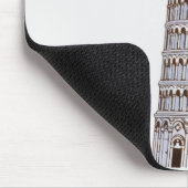 Illustration des Turms von Pisa Mousepad (Ecke)