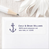 Illustration des Vintagen Ankerbodens des Navy (Insitu)