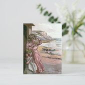 Illustration des Vintagen Buches des Vaters Postkarte (Stehend Vorderseite)