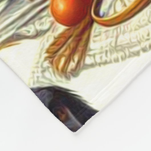 Illustration des Vintagen Englischen Setters Fleecedecke (Ecke)