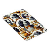 Illustration des Vintagen Englischen Setters Magnet (Rechte Seite)