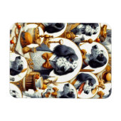 Illustration des Vintagen Englischen Setters Magnet (Horizontal)