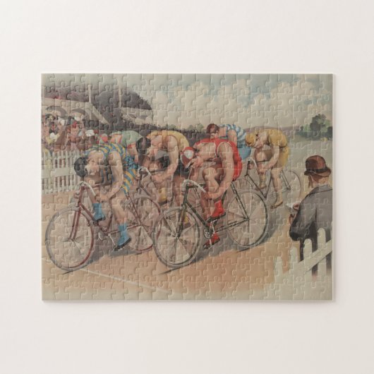 Illustration des Vintagen Fahrrads (1895) Puzzle (Horizontal)