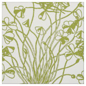Illustration des Vintagen Kleeblatts Stoff (Muster)