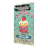 Illustration des Vintagen Kuchenzeichens Mini Klemmbrett (Gewinkelt2)