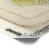 Illustration des Vintagen Weißen Schwanzes (1888) Poster (Ecke)