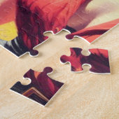 Illustration des Vintagen Westerns Puzzle (Seite)