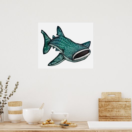 Illustration des Walhais Poster (Küche)