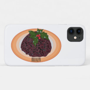 Illustration des Weihnachtspudding-Cartoon Case-Mate iPhone Hülle