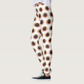 Illustration des Weihnachtspudding-Cartoon Leggings (Links)
