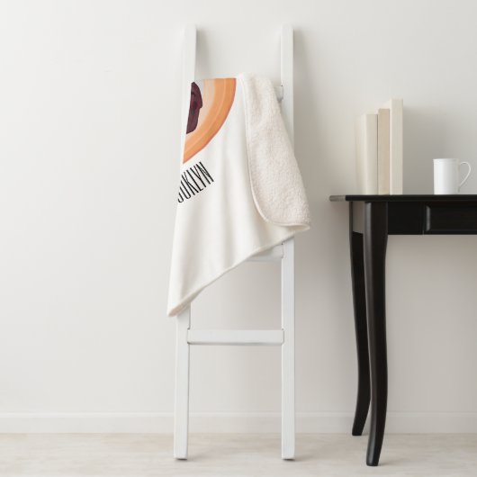 Illustration des Weihnachtspudding-Cartoon Sherpadecke (Beispiel)