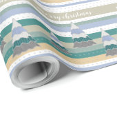 Illustration des Wintermagic Sweater Tree Geschenkpapier (Rolleneckpunkt)