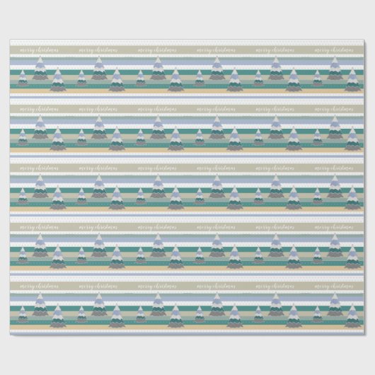 Illustration des Wintermagic Sweater Tree Geschenkpapier (Flach)