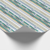 Illustration des Wintermagic Sweater Tree Geschenkpapier (Ecke)