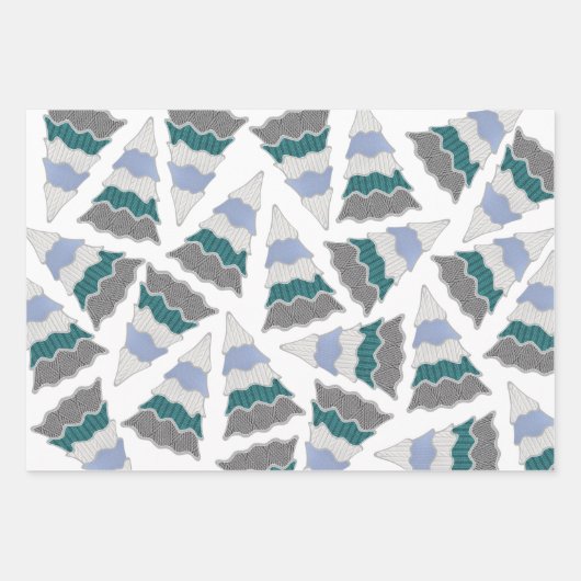 Illustration des Wintermagic Sweater Tree Geschenkpapier Set (Vorderseite 3)