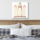 Illustration des Zahn-Zerfalls Leinwanddruck (Insitu (Schlafzimmer))