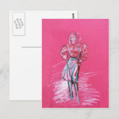 Illustration, Design von TJ Conway Postkarte (Vorne/Hinten)