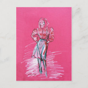 Illustration, Design von TJ Conway Postkarte