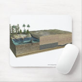 Illustration, die Bildung der Kohle zeigt Mousepad (Mit Mouse)