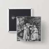 Illustration "die Sorgen von Werther" vorbei Button (Vorne & Hinten)
