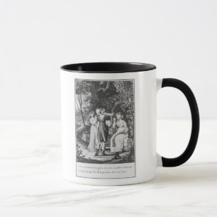 Illustration "die Sorgen von Werther" vorbei Tasse