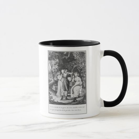 Illustration "die Sorgen von Werther" vorbei Tasse (Rechts)