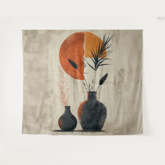 Illustration Digitale Kunst Wandteppich (Vorderseite (Horizontal))