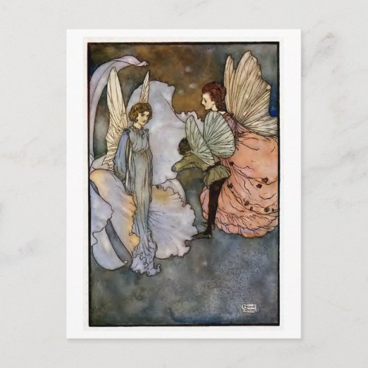 Illustration "Edmund Dulac" Postkarte (Vorderseite)