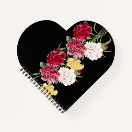 Illustration einer alten Nelke Notizblock