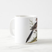 Illustration einer alten Wandertaube  Kaffeetasse (Vorderseite Links)