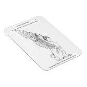 Illustration einer antiken Sphinx Magnet (Rechte Seite)