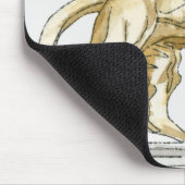 Illustration einer Greifstatue Mousepad (Ecke)