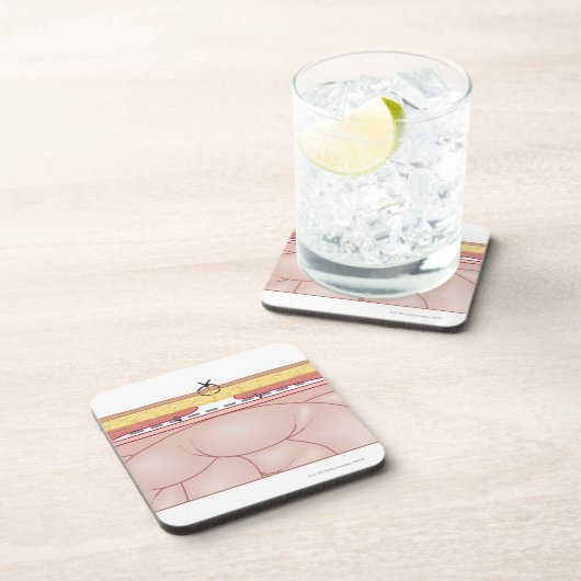 Illustration einer Hernie Getränkeuntersetzer (Rechte Seite)