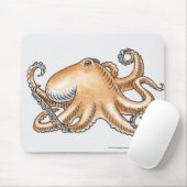 Illustration einer Krake Mousepad (Mit Mouse)