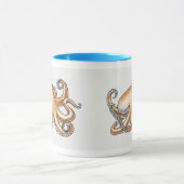 Illustration einer Krake Tasse (Zentrum)