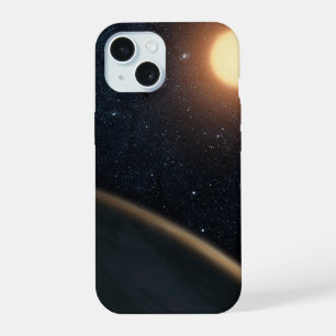 Illustration einer Künstlers zum Kepler-16b. iPhone 15 Hülle