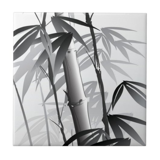 Illustration einer orientalischen Artmalerei Fliese (Vorderseite)