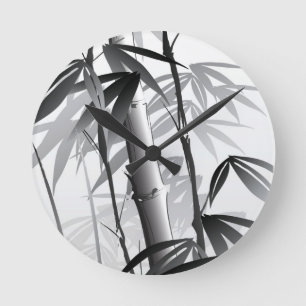 Illustration einer orientalischen Artmalerei Runde Wanduhr