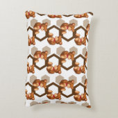 Illustration einer Reihe des Teddybären betreffen Dekokissen (Rückseite(Vertikal))