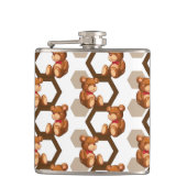 Illustration einer Reihe des Teddybären betreffen Flachmann (Vorderseite)