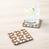 Illustration einer Reihe des Teddybären betreffen Untersetzer (Rechte Seite)