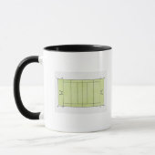 Illustration einer Rugbyneigung Tasse (Links)