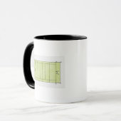 Illustration einer Rugbyneigung Tasse (Vorderseite Links)