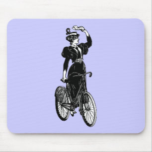 Illustration einer viktorianischen Dame auf einem  Mousepad